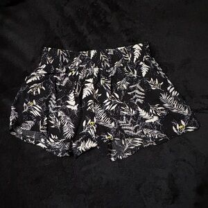 Floral Black Women's Shorts